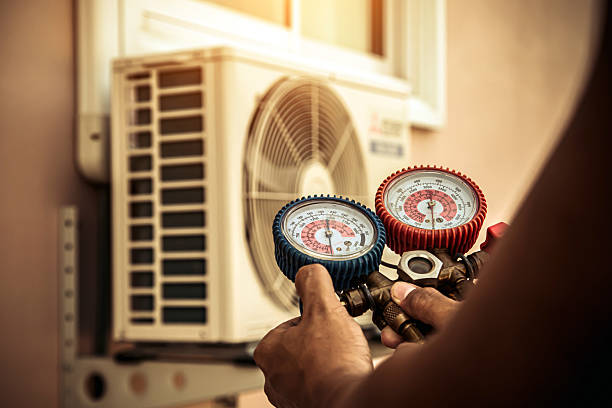 Professional Hvac technician working in Cummaquid, MA